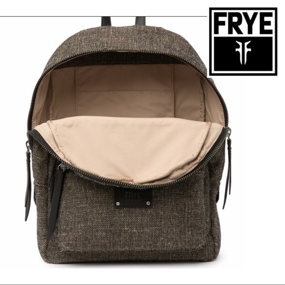 NWT Frye Leather Trimmed Backpack main image 6